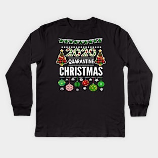 Quarantine Christmas gift 2020 | Family Christmas | Family Matching Christmas Kids Long Sleeve T-Shirt